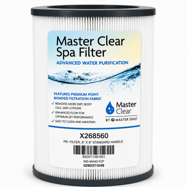 Master Spas X268560 Stand-Alone Filter (50 Sq. Ft.) – 2025+ Twilight, H2X, LH & Legend Series