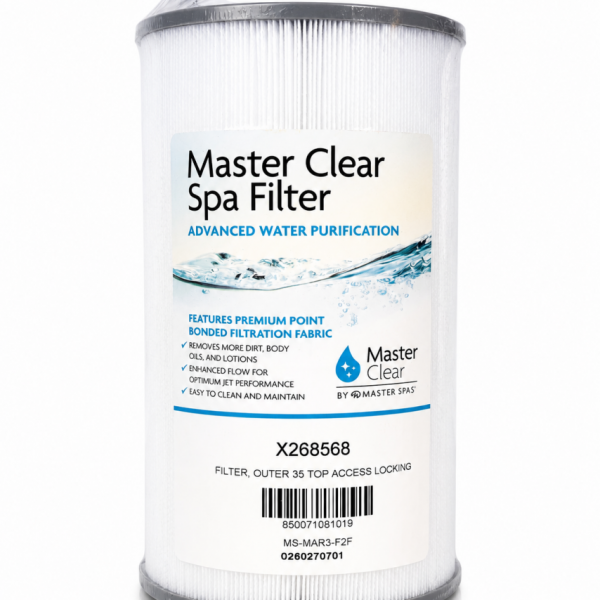Master Spas X268568 TeleWeir Outer Filter (35 Sq. Ft.) – 2025+ Clarity, Healthy Living, TS240 & Therapool