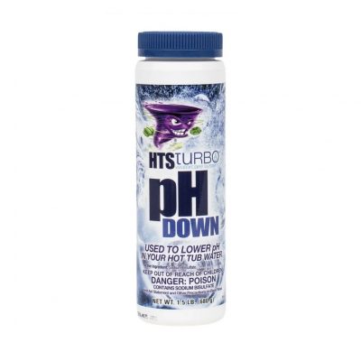 HTS Turbo pH Down 1.5 lb | Fast Dissolving Spa & Hot Tub pH Reducer